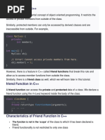 Friend Fuction in C++