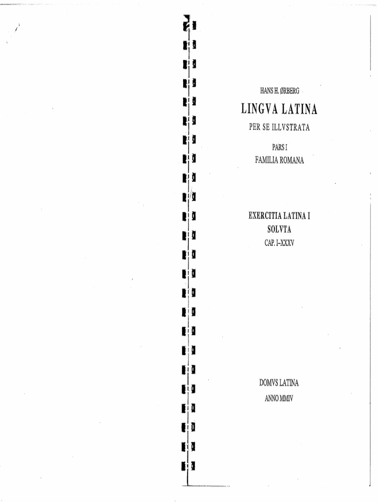 1 Exercitia Latina Soluta PDF Free | PDF