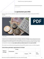 Factores de Las Cuotas o Aportaciones para 2022 - IDC