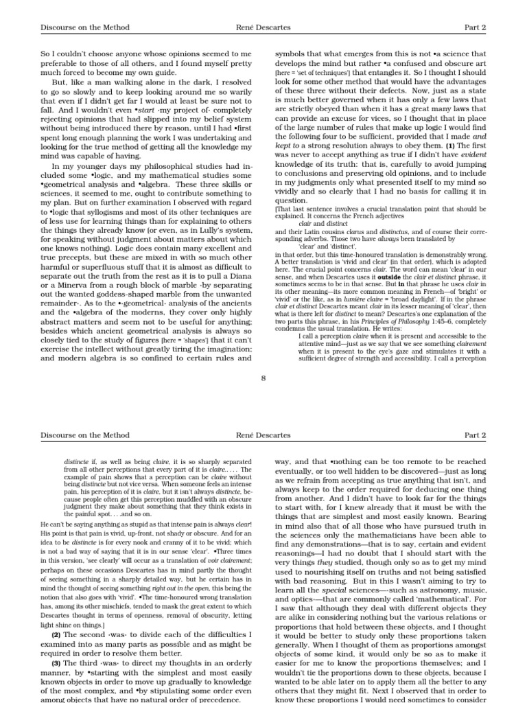 Descartes rationalism of discourse on the method pdf ren 