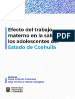 Efecto Del Trabajo Materno en La Salud de Los Adolescentes Del Estado de Coahuila.