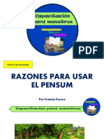 Razones para usar el pensum integral en la escuela dominical