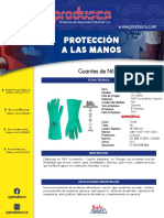 Guantes de Nitrilo Modelo NT 1822