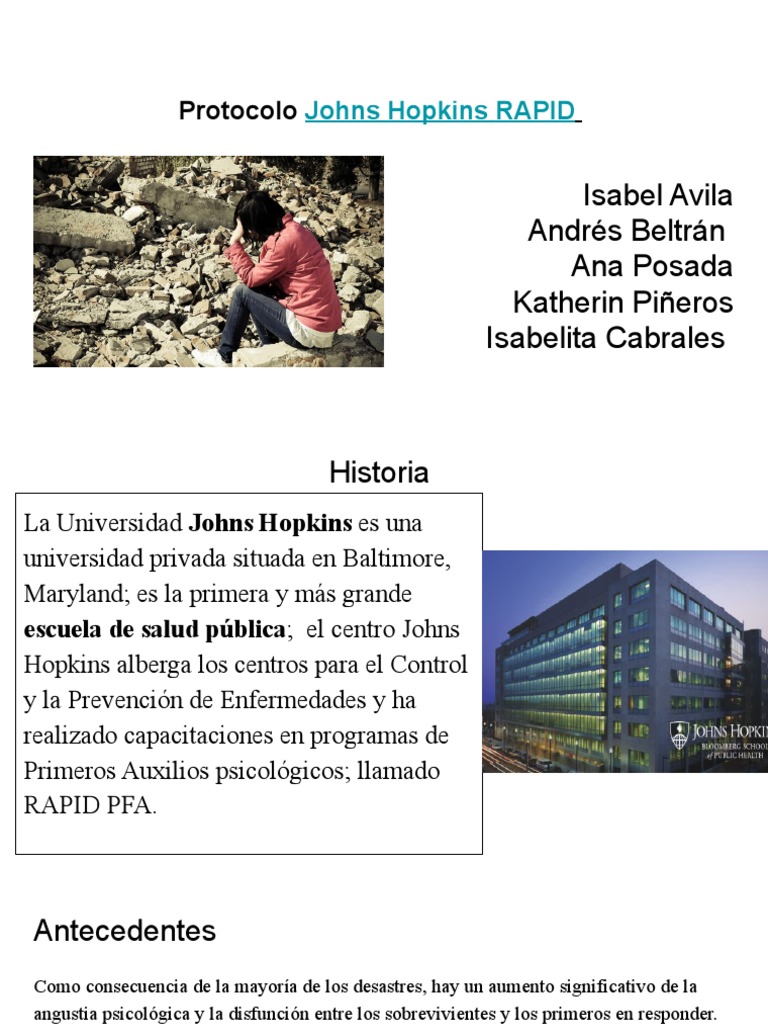 Protocolo Johns Hopkins RAPID | PDF