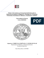 como se solicitó. Resume de manera concisa el tema principal del documento que es una asignatura perteneciente a un Máster en Educación Sec