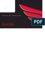 Manual de Usuario Honda GLH150 (2021) (Español - 94 Páginas)