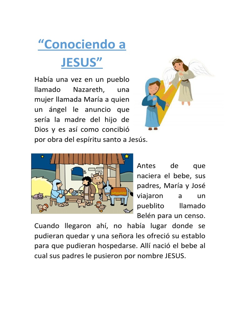 Conociendo A JESUS | Descargar gratis PDF | Jesús | Judas Iscariote