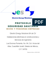 Protocolo de Seguridad Sanitaria EES