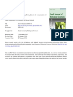 Analysis of The Bacterial Strains Using Biolog Plates in The Contaminated Soil From Riyadh Community