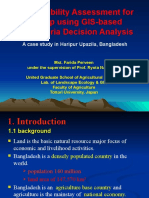 Land Suitability Analysis Using MCDA - A Case Study