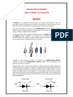 Investigacion Autonoma Rafael Alejandro Rivera Diodo y Transistor