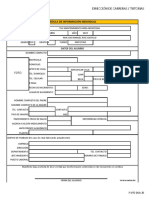 Cedula de Informacion