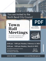 North Bend Town Hall Meetings on Homelessness