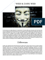 Deep Web e Dark Web (Informatica Elaborato)