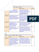 Sofia Diamond - Exemplar Sheet On Paper 1 - Guided Textual Analysis