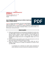 2. Indebida Notificacion. Peticion Para La Entidad Que Hace El Reporte (1)