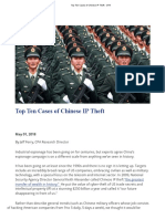 Top Ten Cases of Chinese Ip Theft