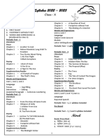 Syllabus Class 10th