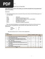 Interpreting and Analyzing The Questionnaire