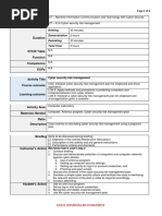 E14 Cyber Security Risk Management