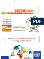 Thème 2 - Les Relations Entre Croissance Et Développement Économique 2011-2012