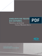 Marimón, Carmen - Análisis de Textos en Español Teoría y Práctica