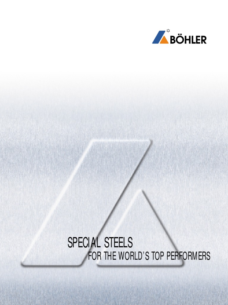Böhler Special Steels Overview | PDF | Forging | Steel