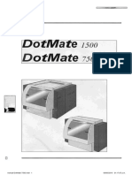 Manual DotMate 7500