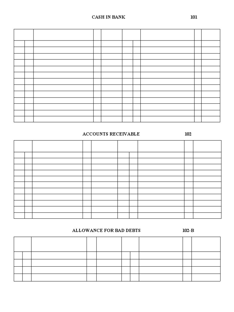 LEDGER Template PDF