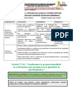 Analizamos La Proporcionalidad en Actividades Que Promueven La Igualdad de Oportunidades