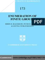 (Cambridge Tracts in Mathematics 173) Simon R. Blackburn, Peter M. Neumann OBE, Geetha Venkataraman - Enumeration of Finite Groups-Cambridge University Press (2007)