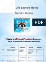 SOCI1005 Descriptive Statistics-Part 2