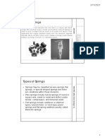 Types of Springs and Their Design Parameters