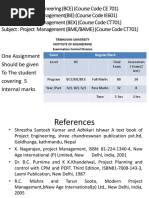 Introduction of Project and Project Management