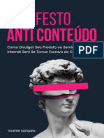 Manifesto Anti Conteúdo - Livro Digital