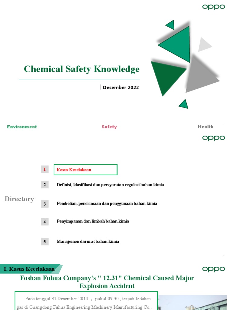 Chemical Safety Knowledge Regulations and Proper Handling PDF