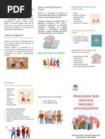 Plan de Actividades para Adultos Mayores | PDF | Adultos | Vejez