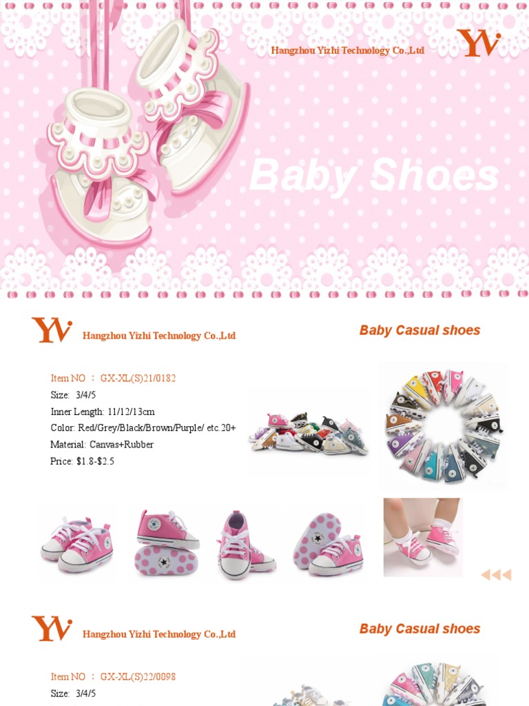 Baby Shoes Catalog PDF Brown Grey