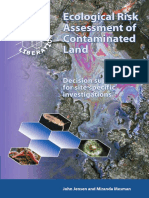 Ecological Risk Assessment of Contaminated Land - Decision Support For Site Specific Investigations