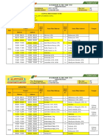 Jadwal Piket Lorong SMPIT AFISGO Semester Genap TP. 2022 - 2023