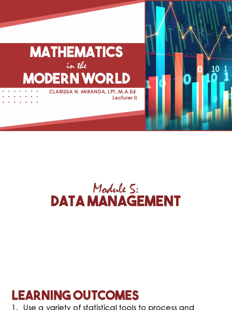 Module 5.1 The Data | PDF | Statistics | Level Of Measurement