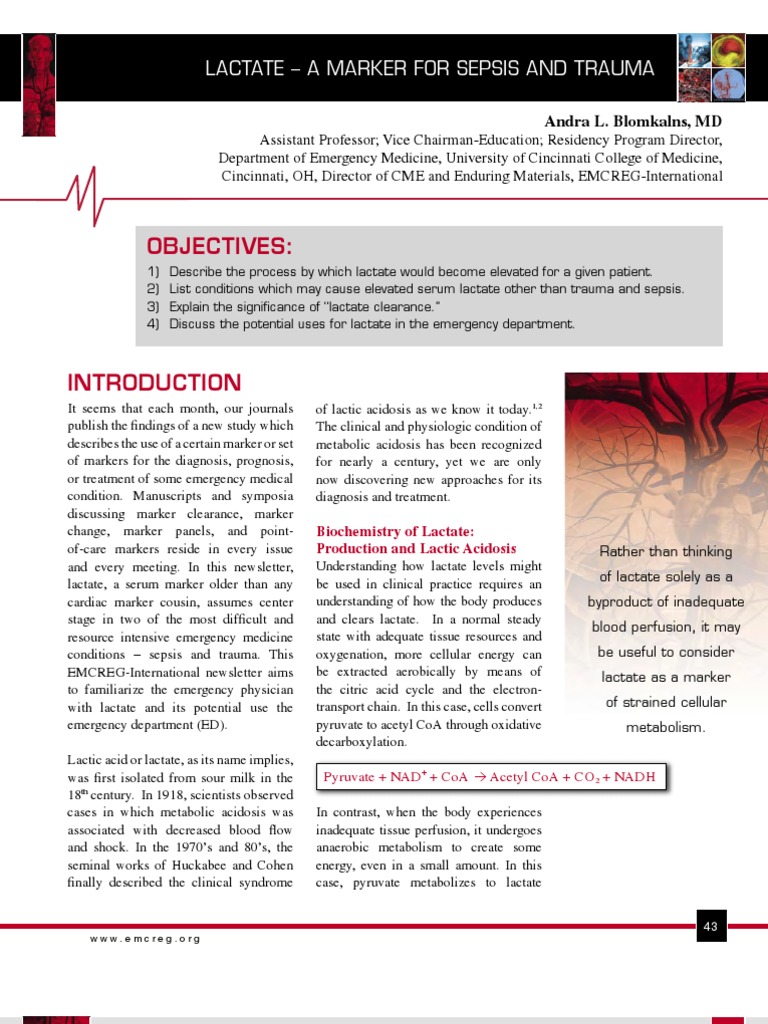 Lactate | PDF