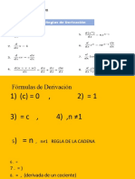 Formulas de La Derivada (Sema 10)