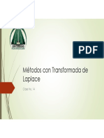 Métodos Con Transformada de Laplace: Clase No. 14