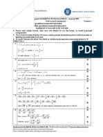 Simulare BAC Mateinfo - Iași - Ianuarie 2023 - Barem