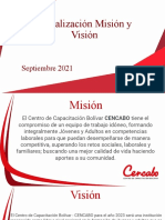 Socialización Misión y Visión CENCABO 2021