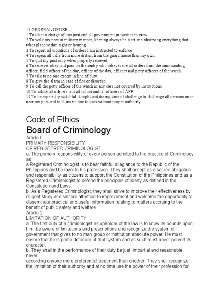 Nursing Code Of Ethics Summary Philippines