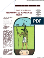 Arcano #5 El Jerarca. Revista 05. La Sabiduría Del Ser