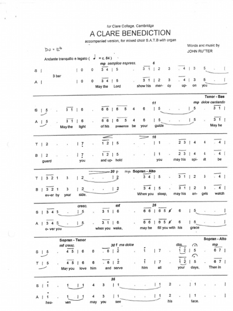 A Clare Benediction | PDF