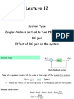 L12 SystemType, DC Gain and Its Effect On The System